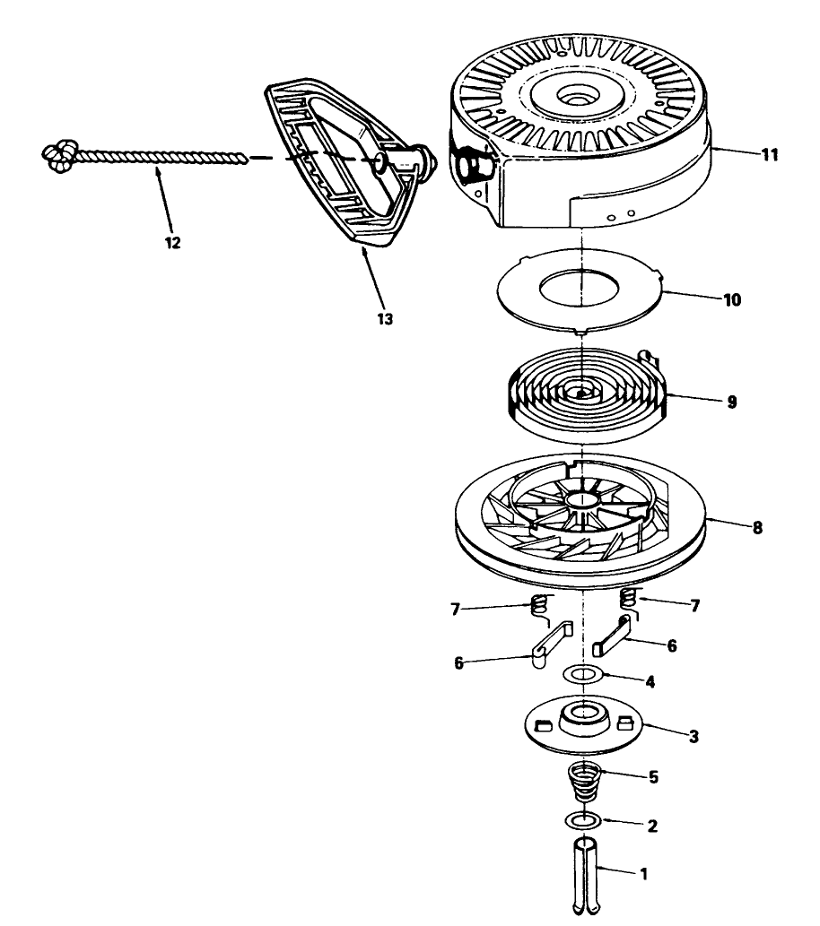 Rewind Starter No. 590646