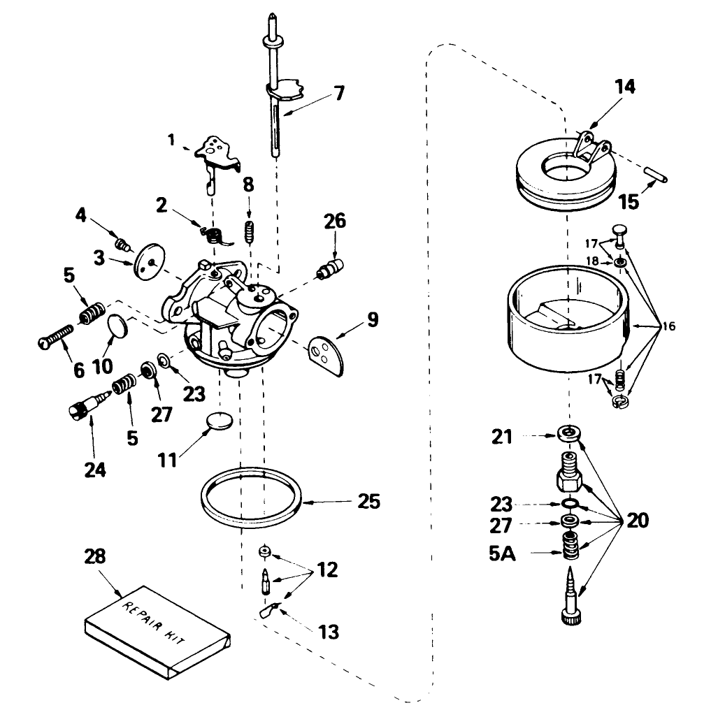 Carburetor No. 632371a