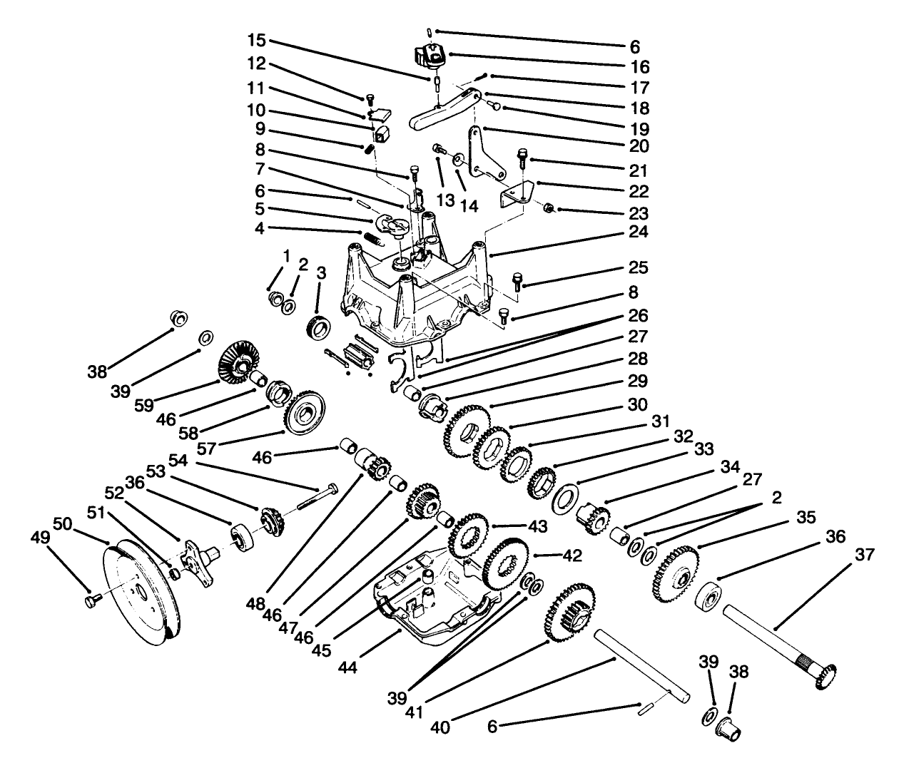 Transmission Assembly No. 66-8030