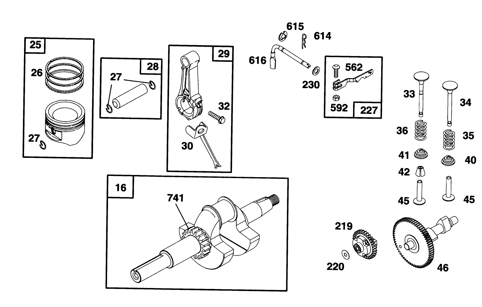 Engine Briggs & Stratton Model 190406-6142-01