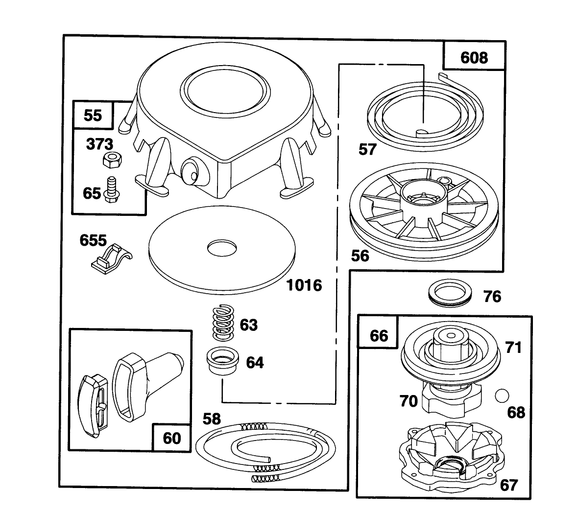 Engine Briggs & Stratton Model 190406-6142-01