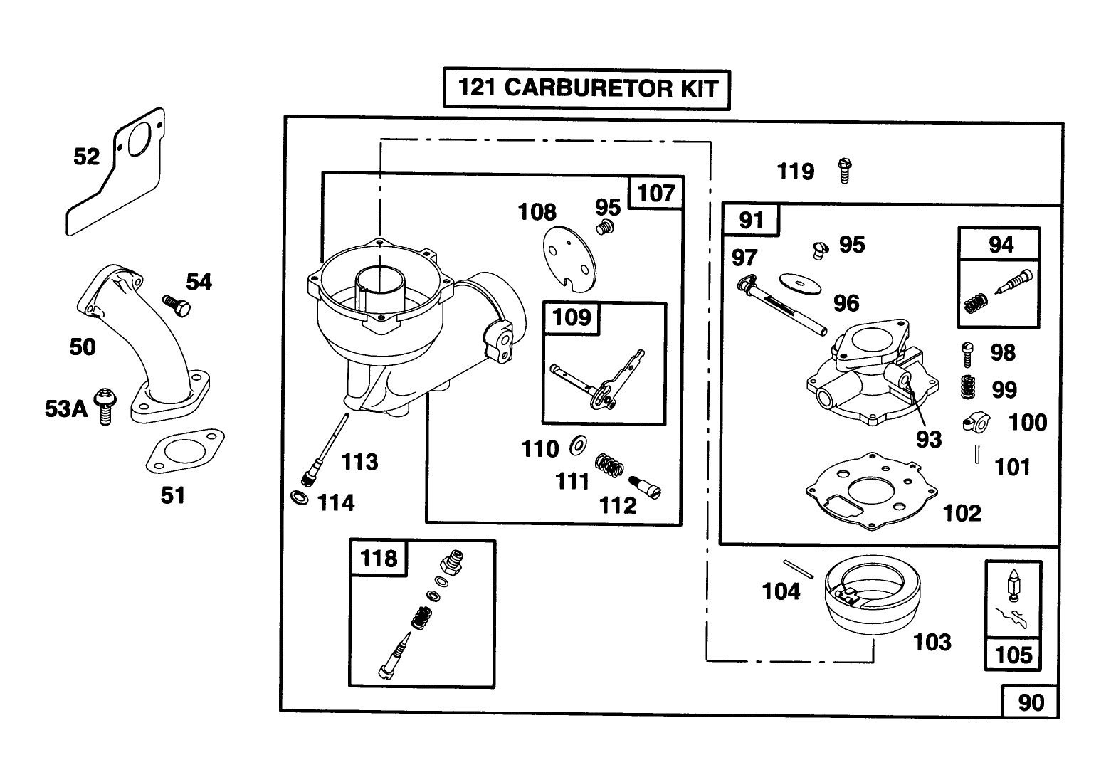 Engine Briggs & Stratton Model 190406-6142-01
