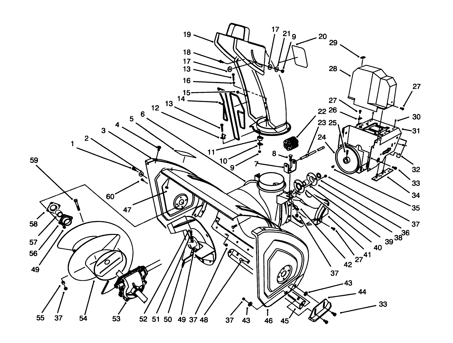 Housing & Chute Assembly