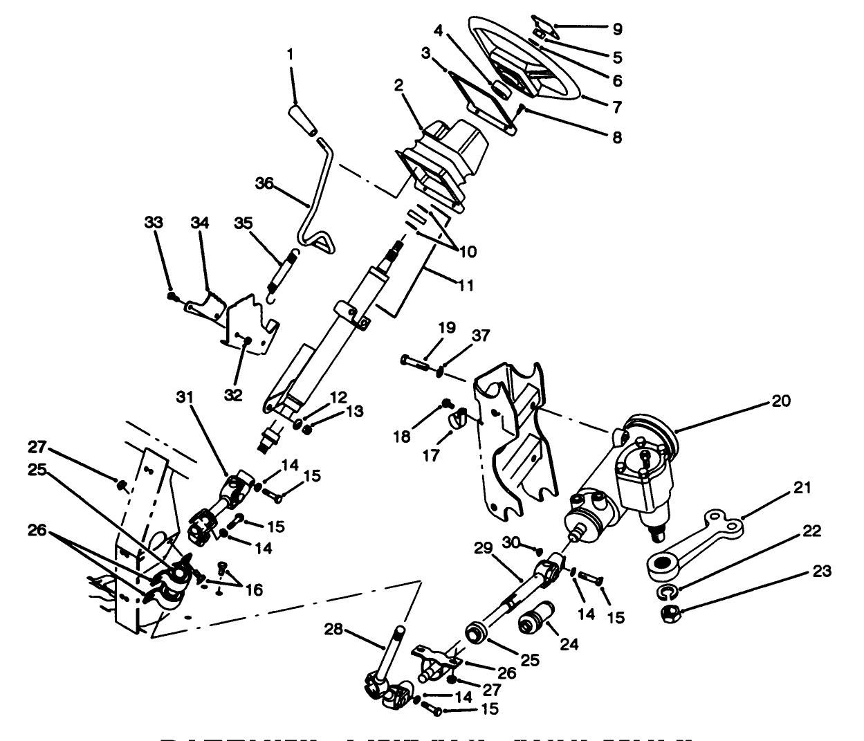 Steering Linkage Assembly