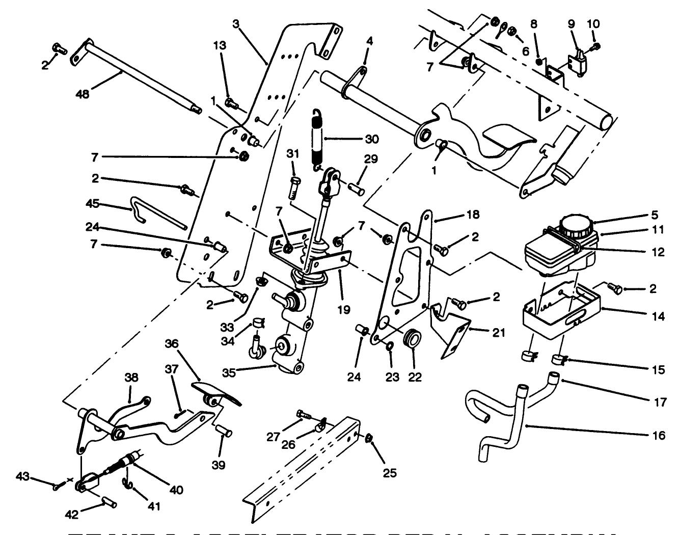 Brake & Accelerator Pedal Assembly