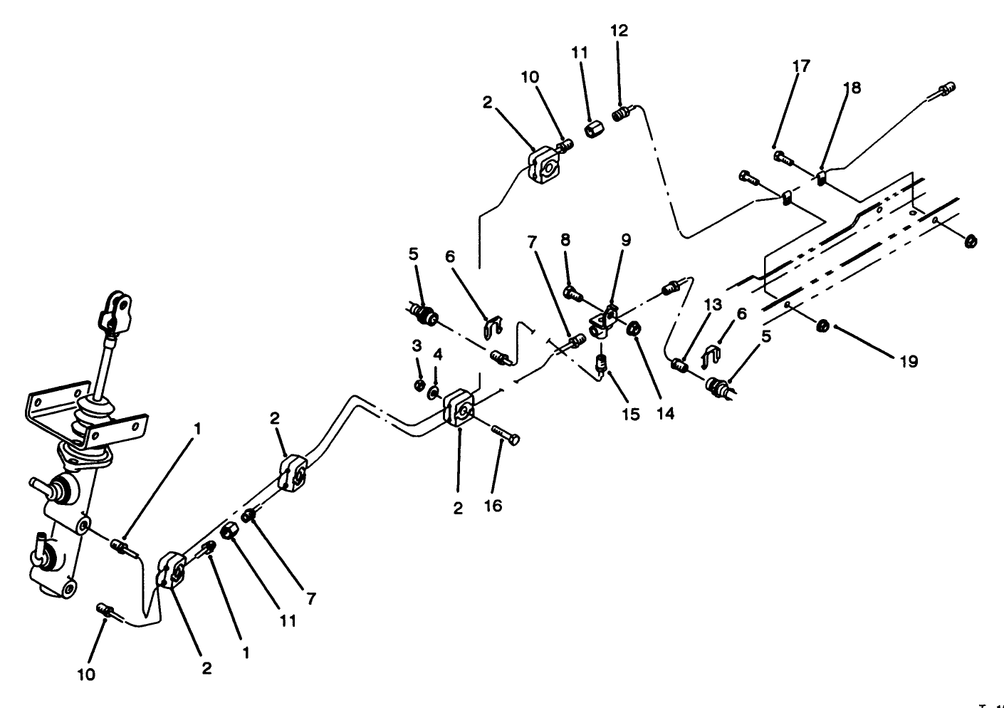 Hydraulic Brake Line Routing Assembly