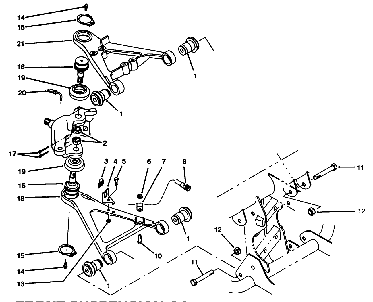Front Suspension Control Arm Assembly
