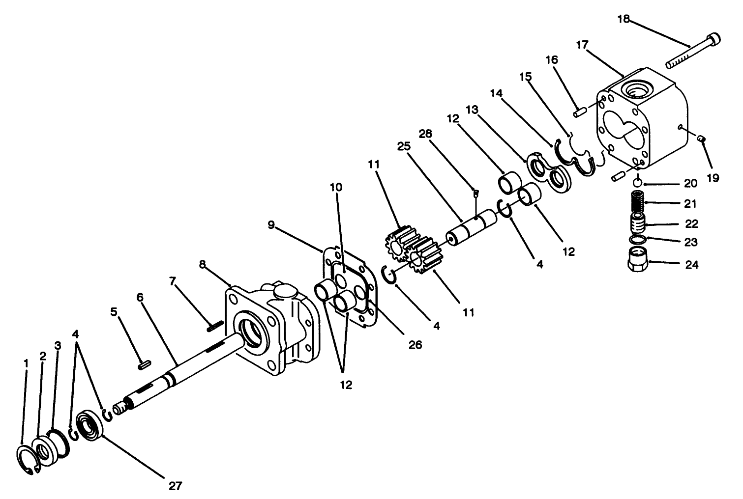 Hydraulic Pump Assembly No. 87-5700