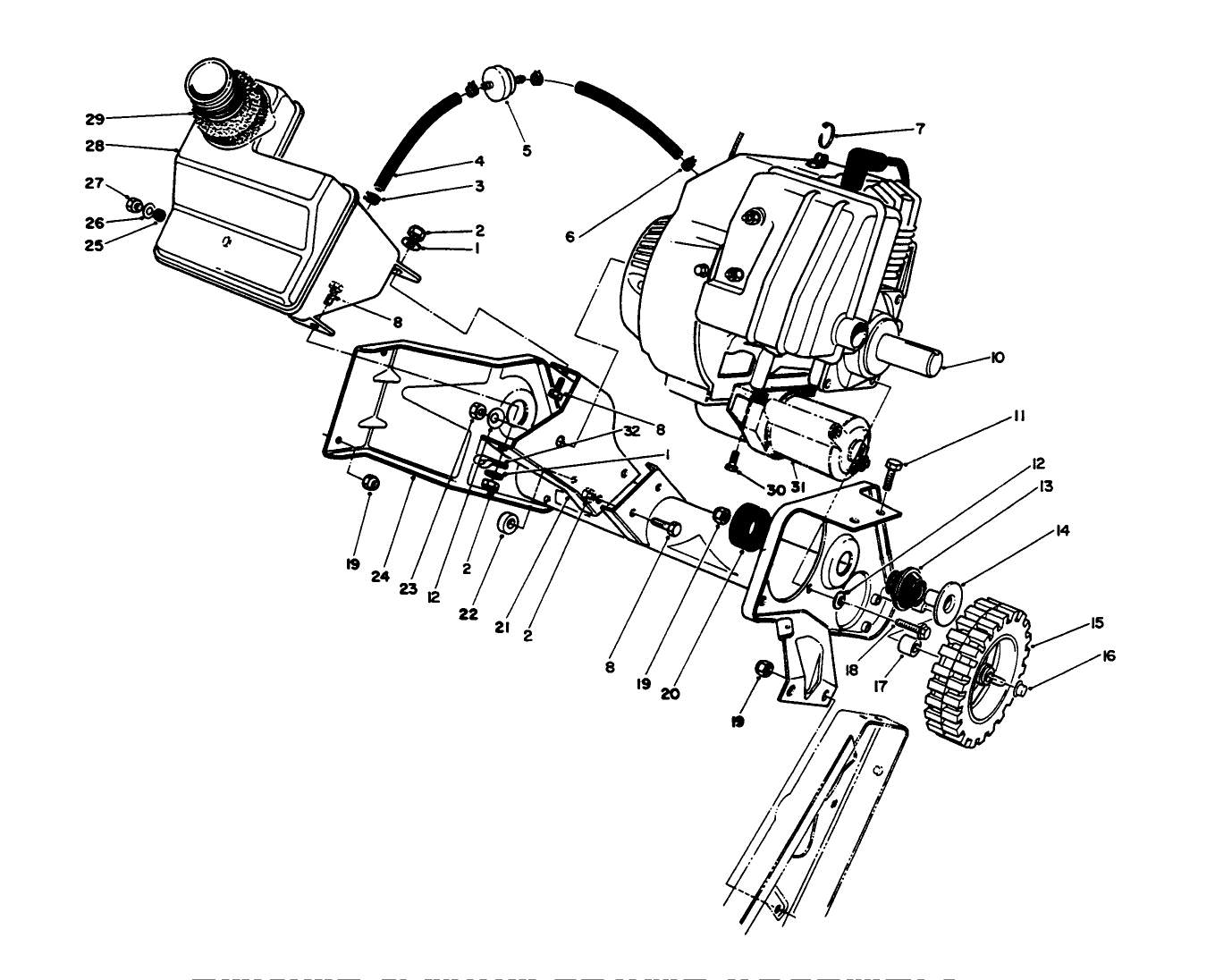 Engine & Main Frame Assembly