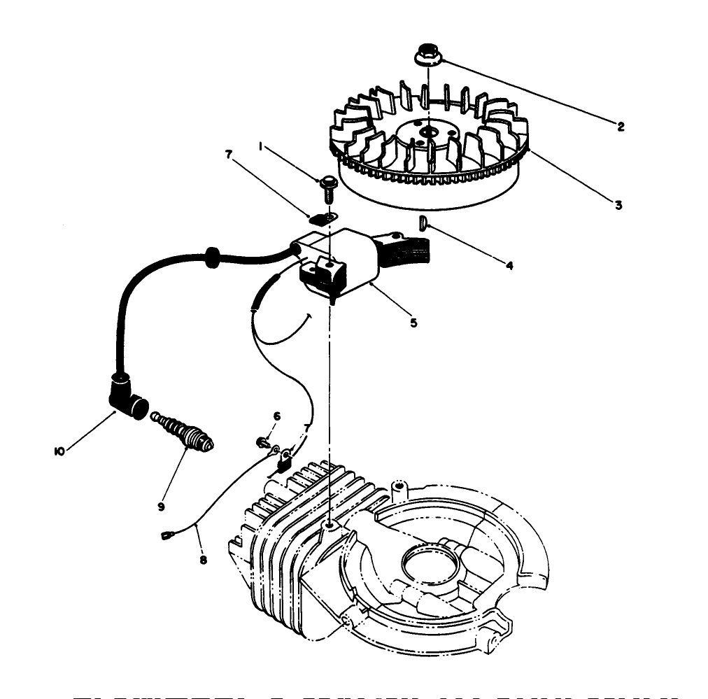 Flywheel & Magneto Assembly (engine Model 47pp3-5)