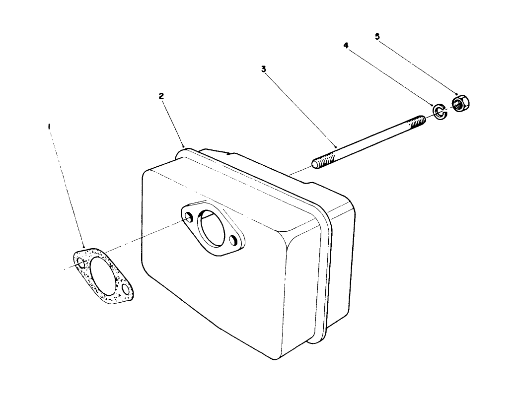 Muffler Assembly (engine Model 47pp3-5)