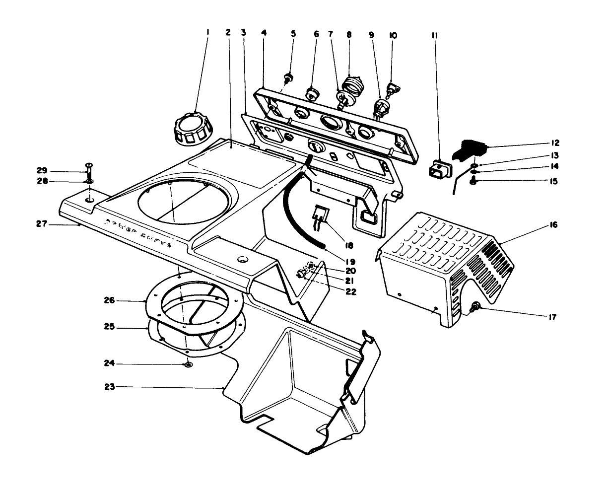 Control Panel & Shrouding Assembly