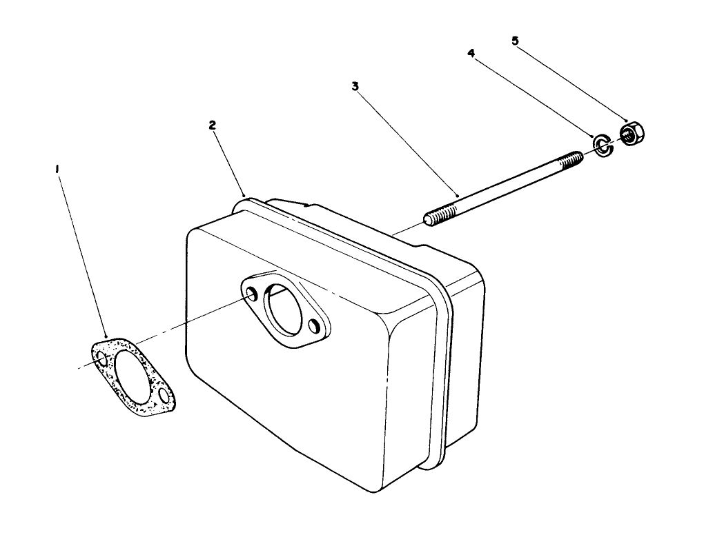 Muffler Assembly Model No. 47pp3-4