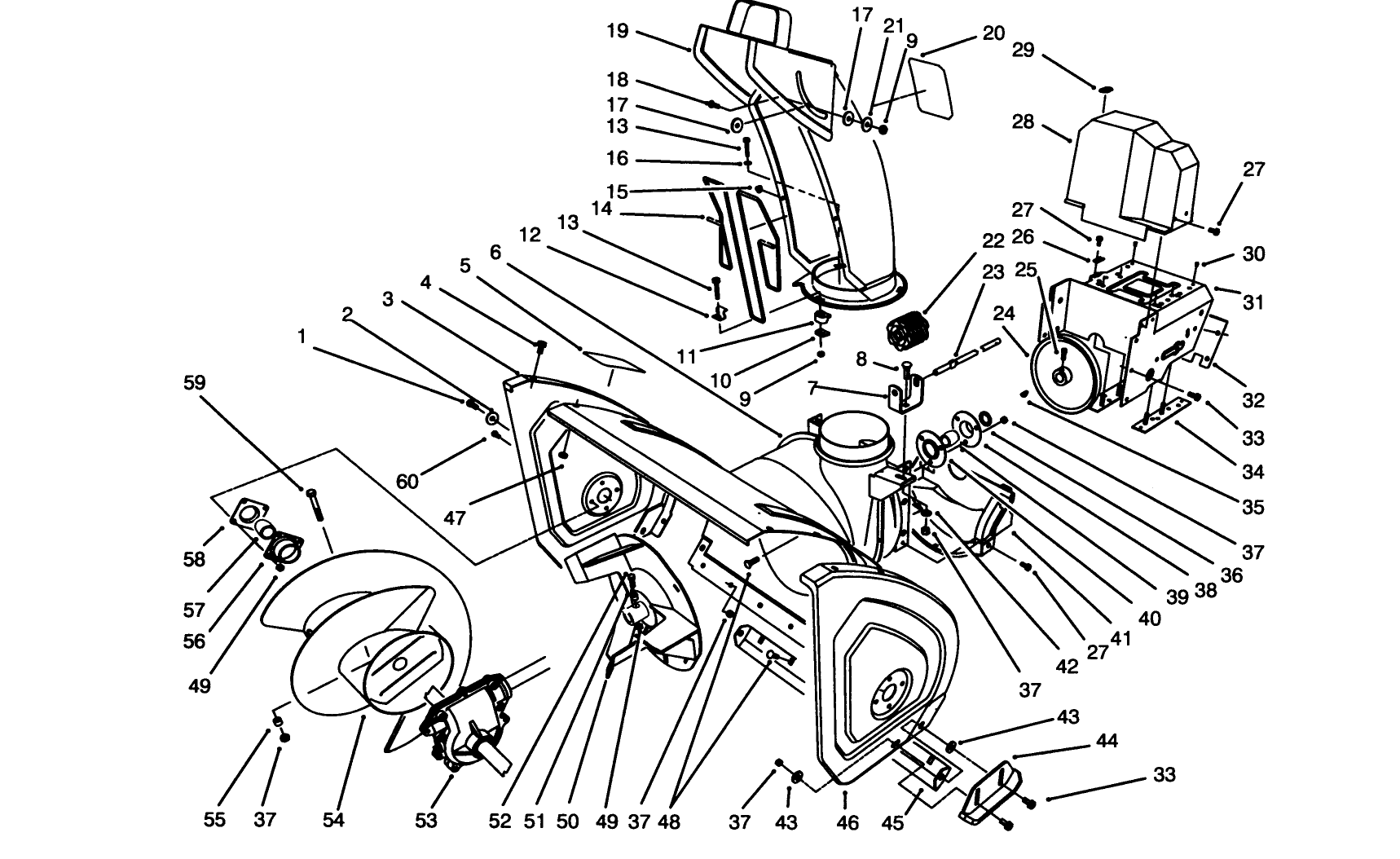 Housing & Chute Assembly