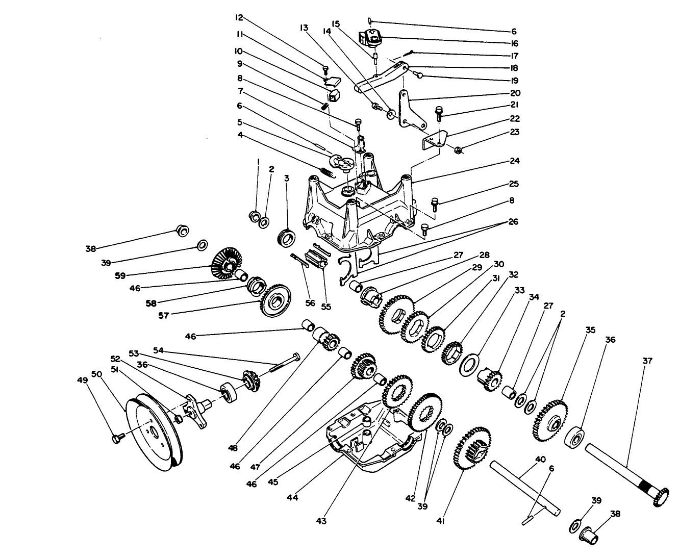 Transmission Assembly No. 66-8030