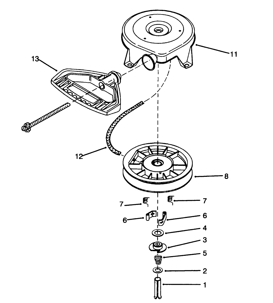 Rewind Starter No. 590672