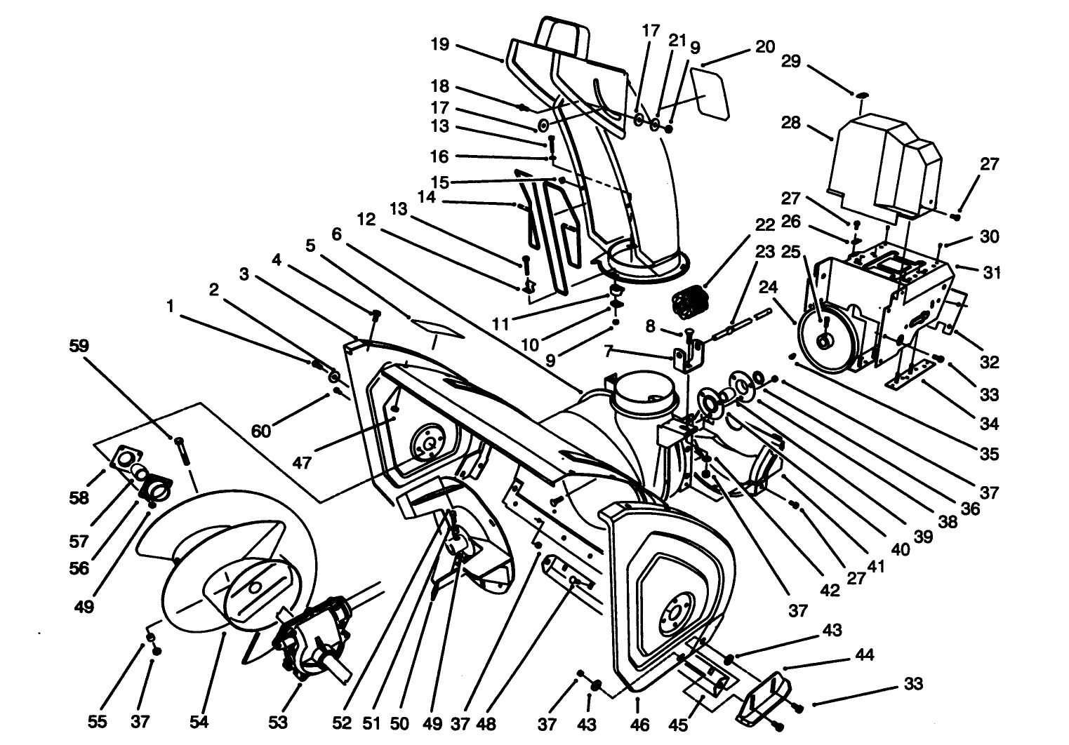 Housing & Chute Assembly