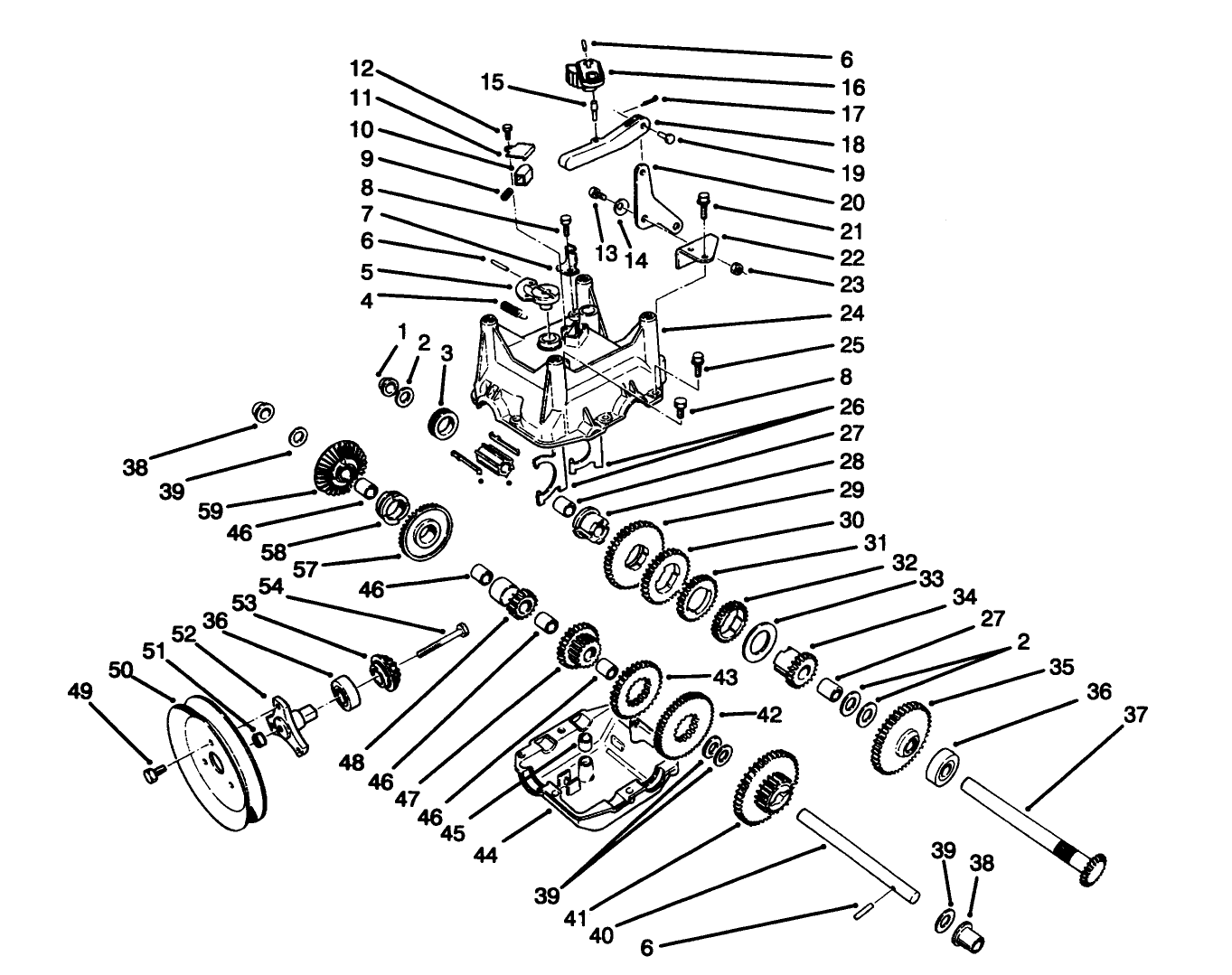 Transmission Assembly No. 66-8030