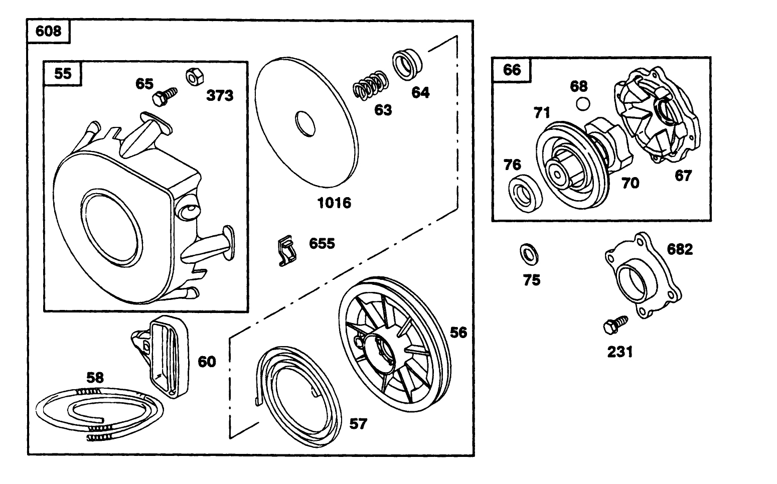 Engine Briggs & Stratton Models 252416-0756-01 & 252416-0757-01