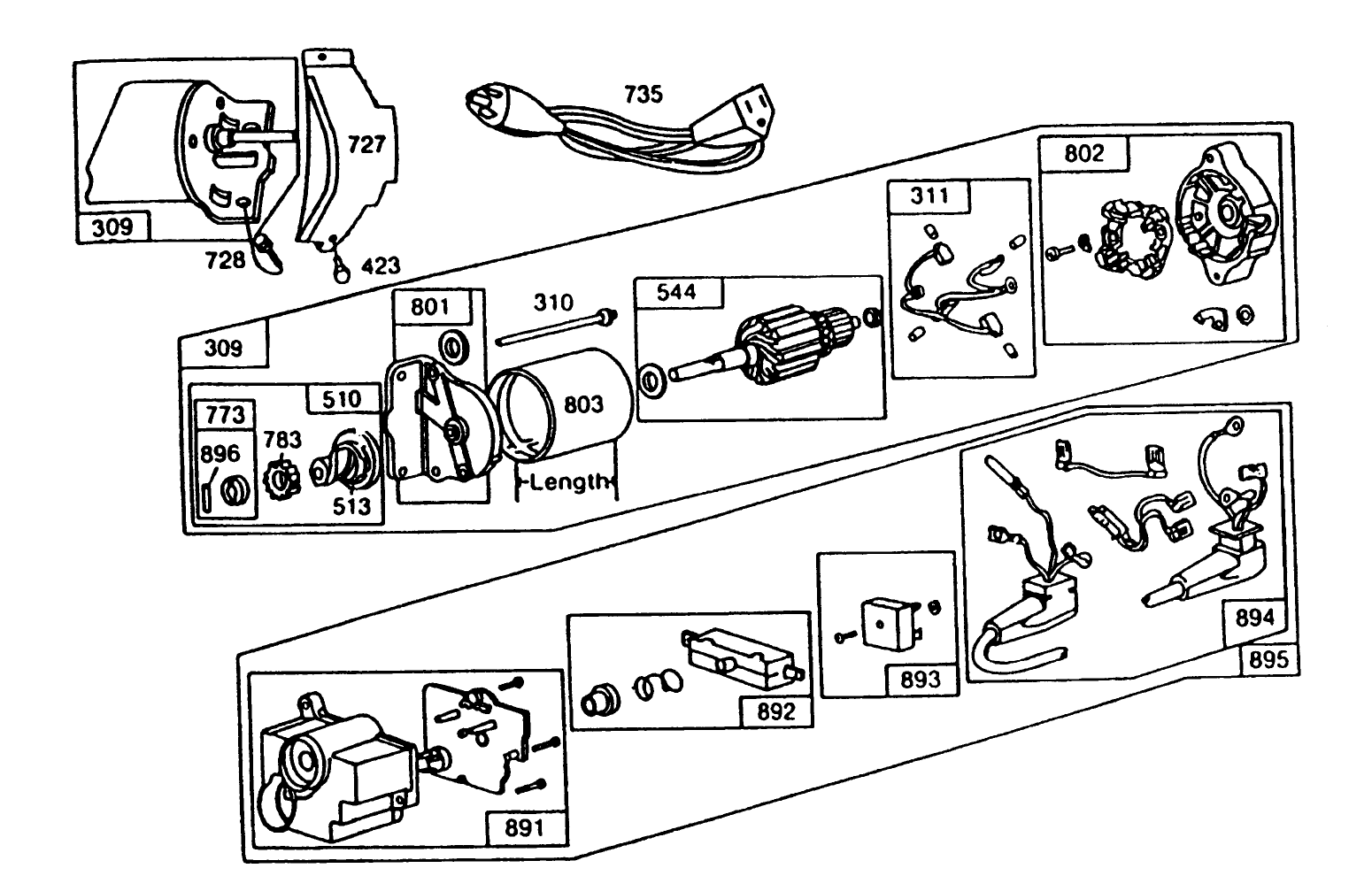 110v Electric Starter Kit 1132 Snowthrower
