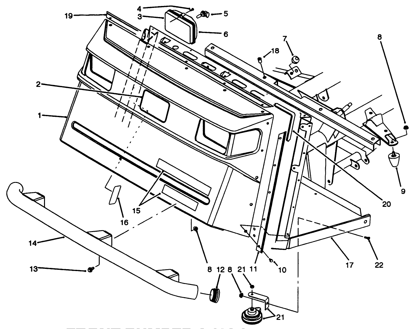 Front Bumper & Hood Assembly