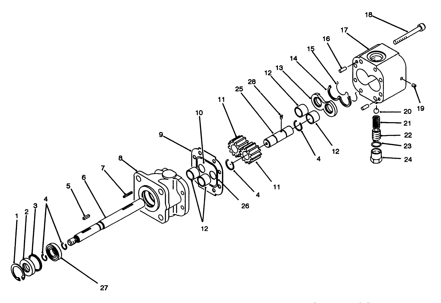 Hydraulic Pump Assembly No. 87-5700