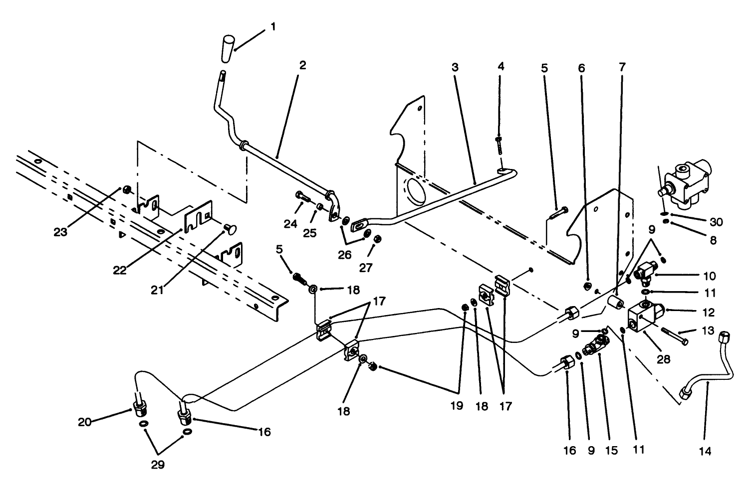 Lift Valve Linkage Assembly