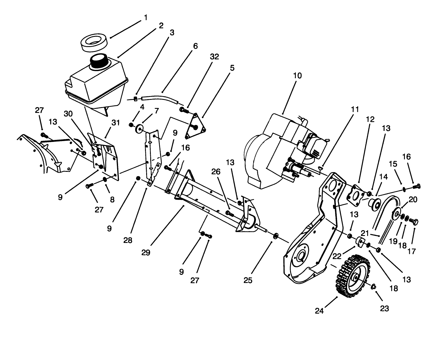 Engine & Frame Assembly
