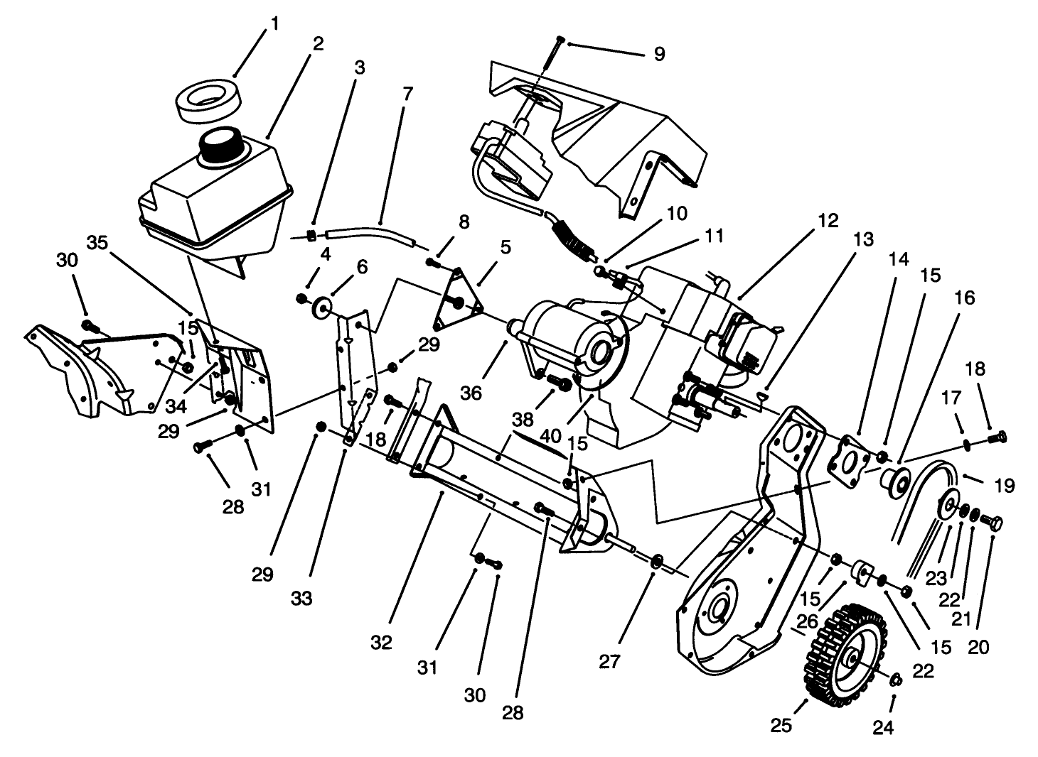 Engine & Frame Assembly