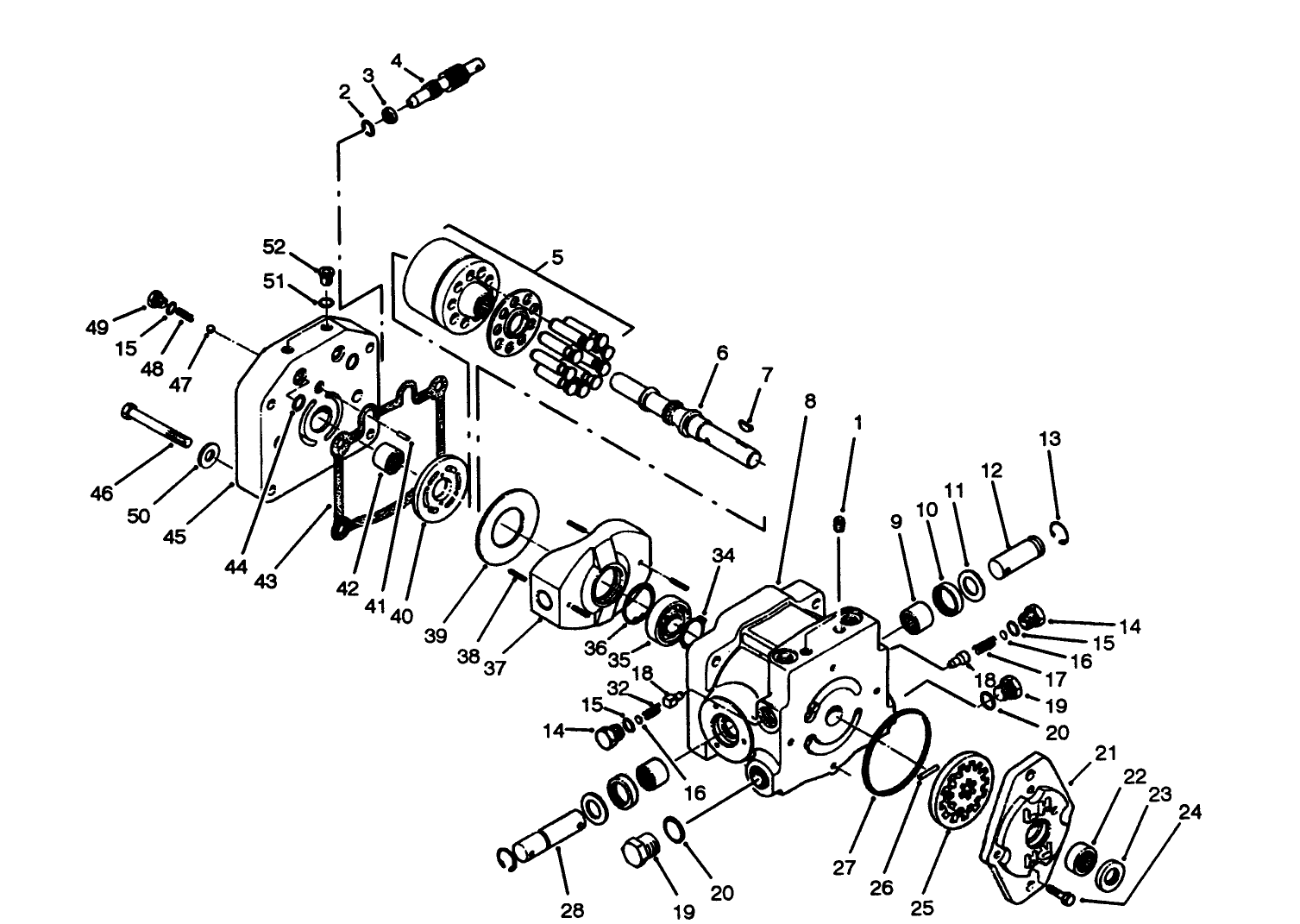 Hydraulic Pump Assembly No. 92-9023