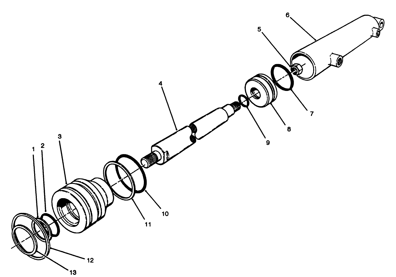 Hydraulic Cylinder Assembly No. 76-0020
