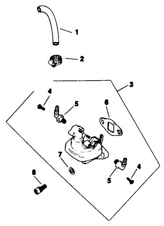 Fuel Pump-Engine Kohler Model No. M16qs Spec No. 711563