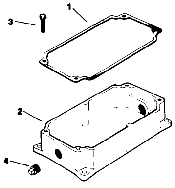 Oil Pan-Engine Kohler Model No. M16qs Spec No. 711563