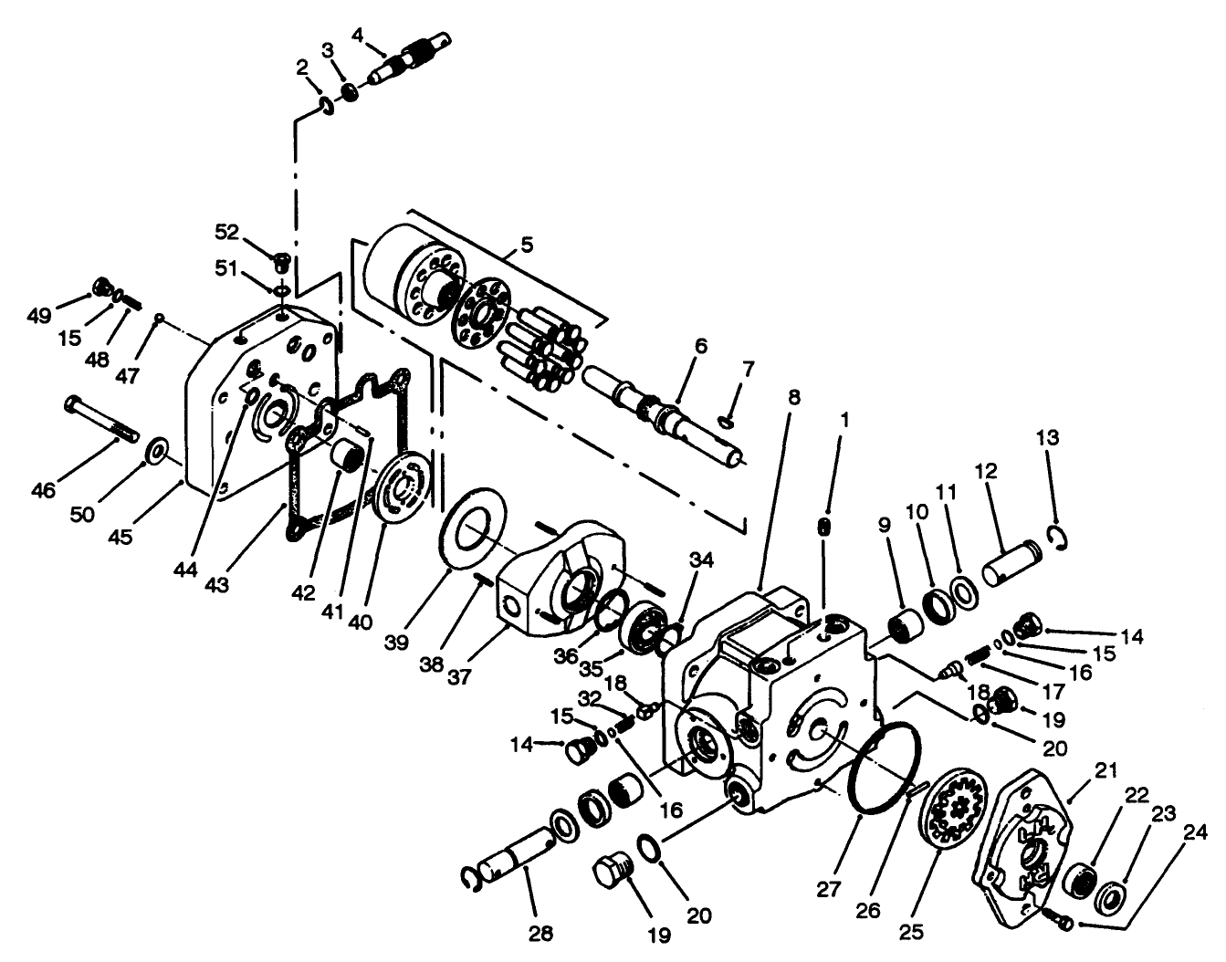 Hydraulic Pump Assembly No. 92-9023