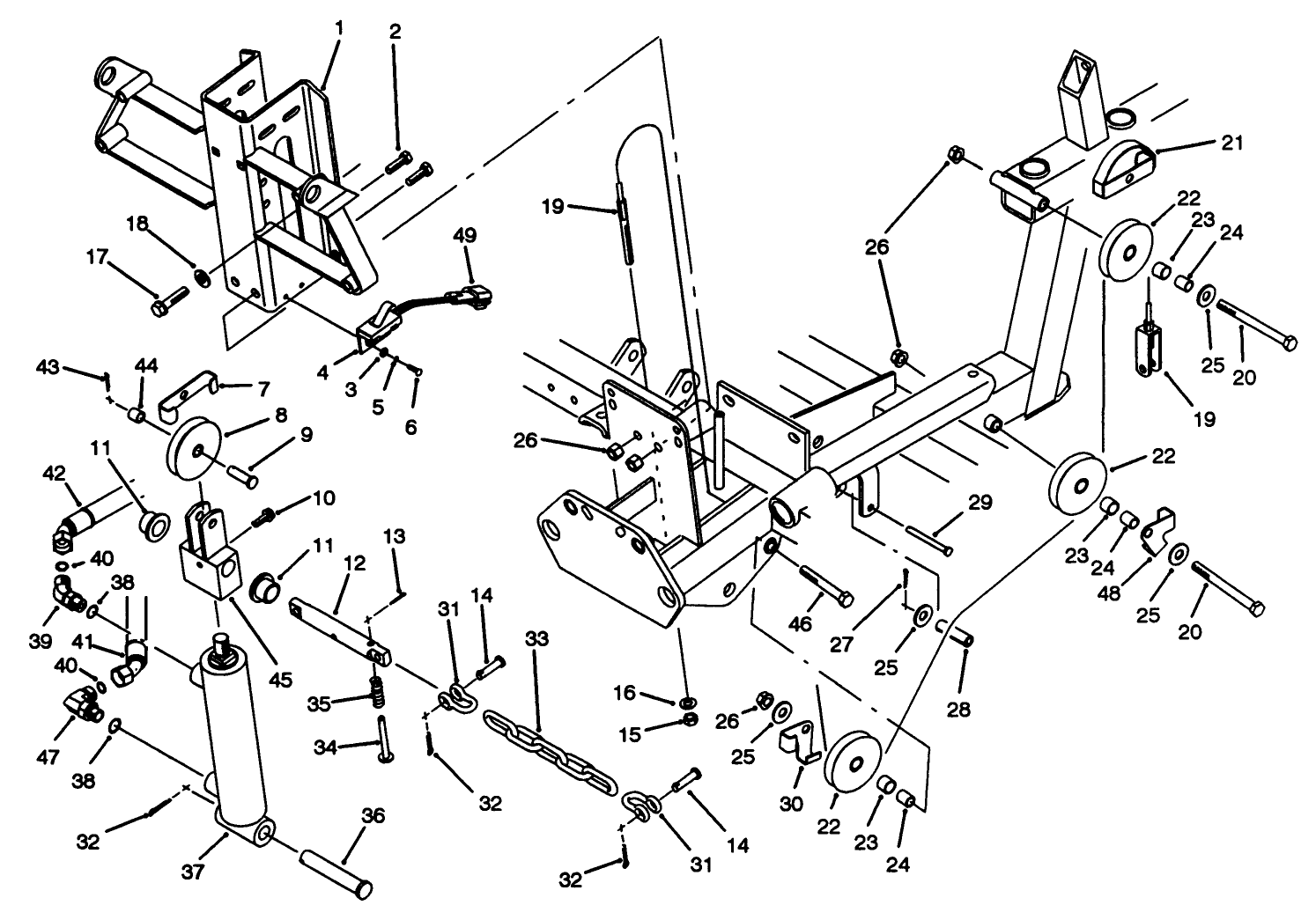 Cutting Unit Lift Assembly