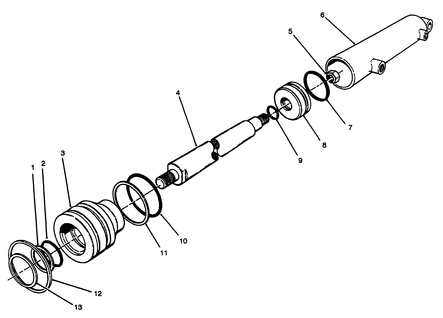 Hydraulic Cylinder Assembly No. 76-0020