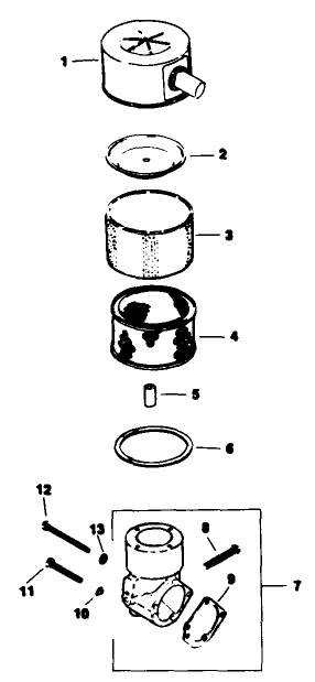 Air Intake-Engine Kohler Model No. M16qs Spec No. 711563