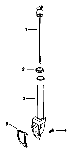 Dipstick-Engine Kohler Model No. M16qs Spec No. 711563