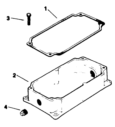 Oil Pan-Engine Kohler Model No. M16qs Spec No. 711563