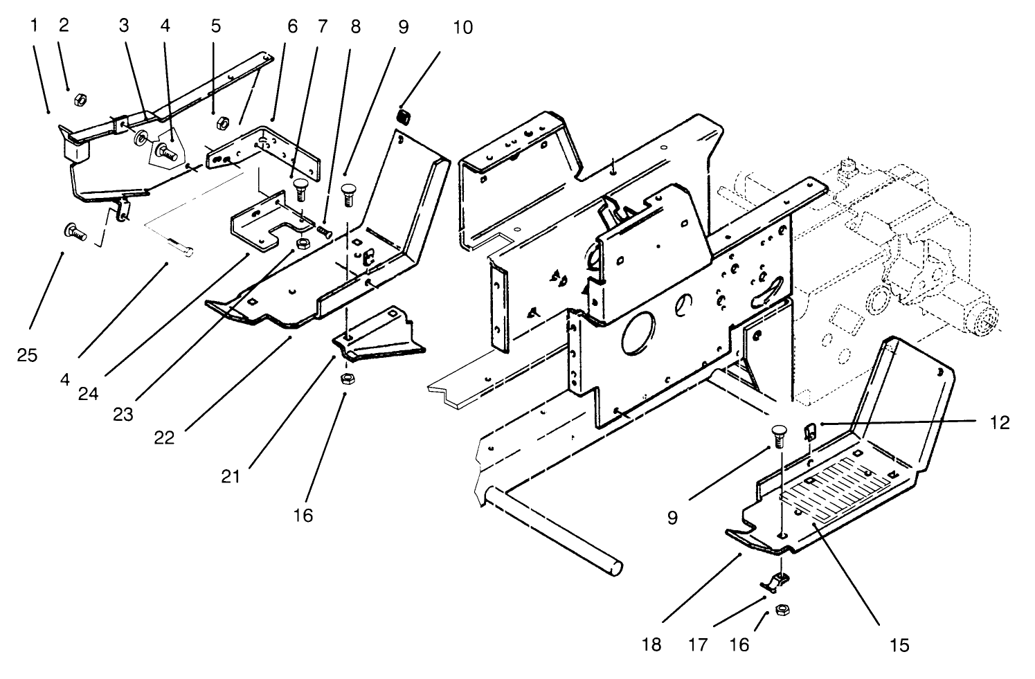 Belt Guard & Footrests