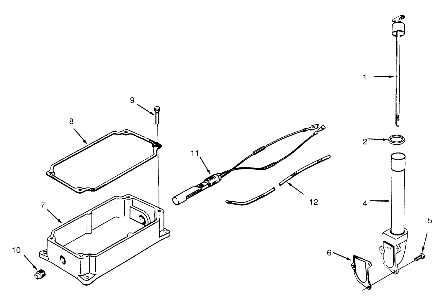 Oil Pan And Dipstick