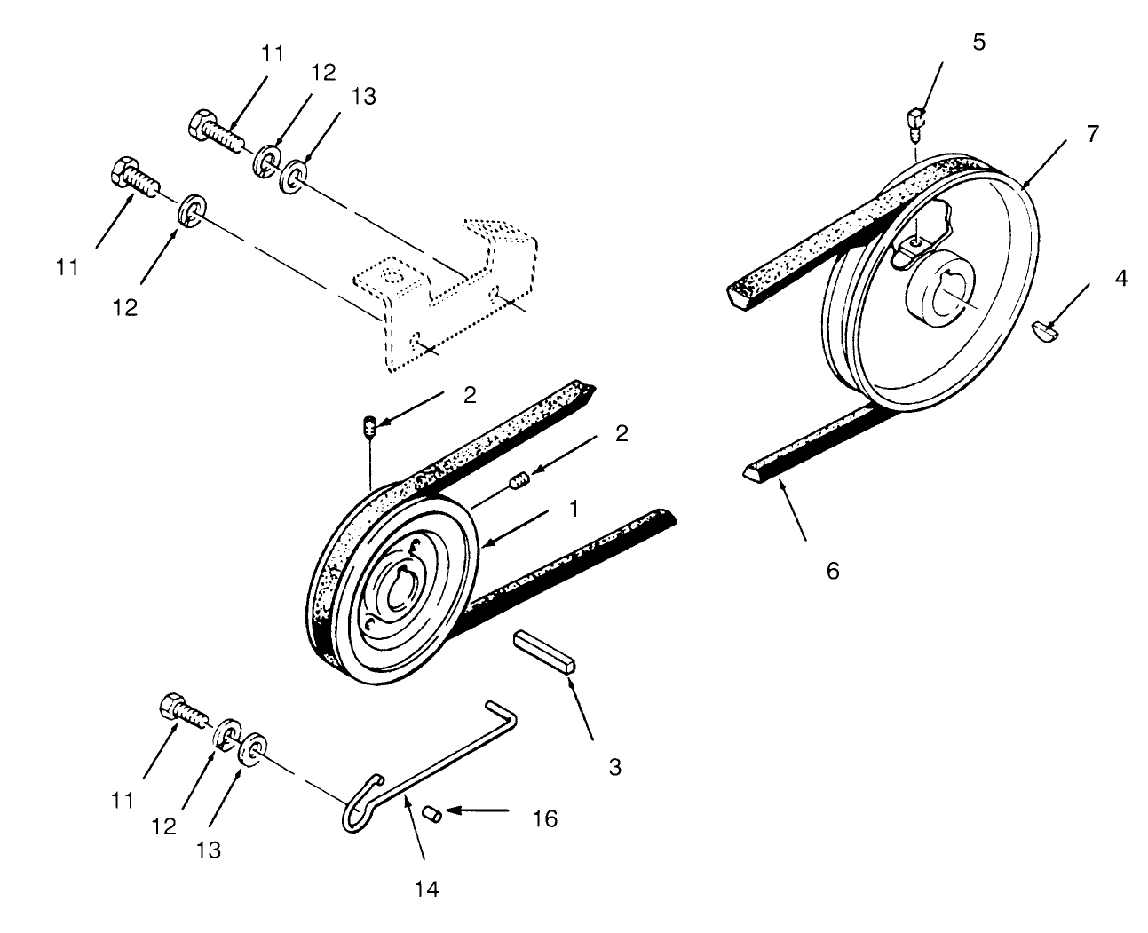 Drive Belt And Pulleys