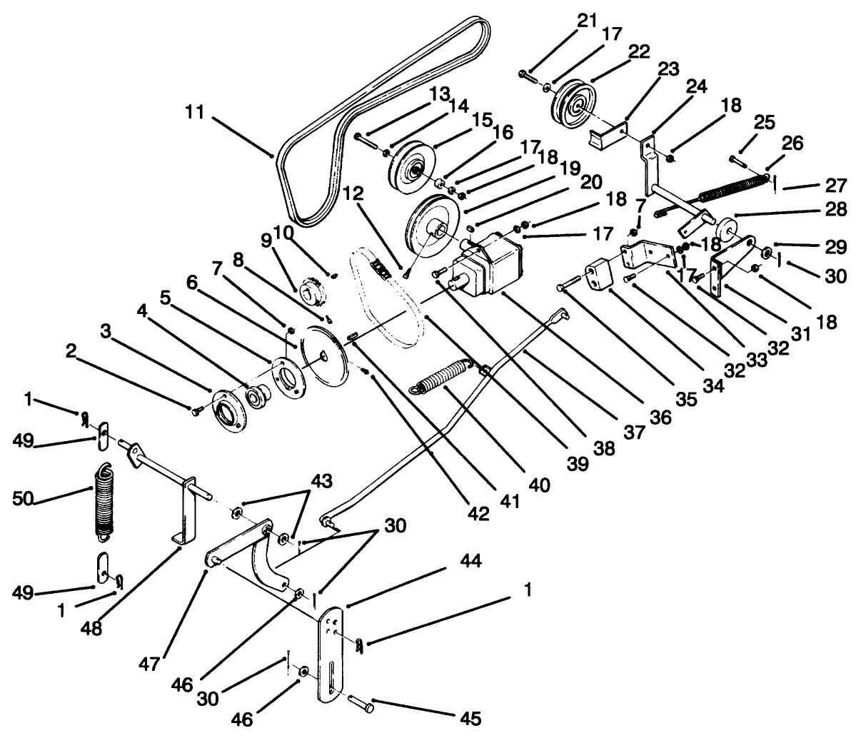 Gear Case And Belt Assembly