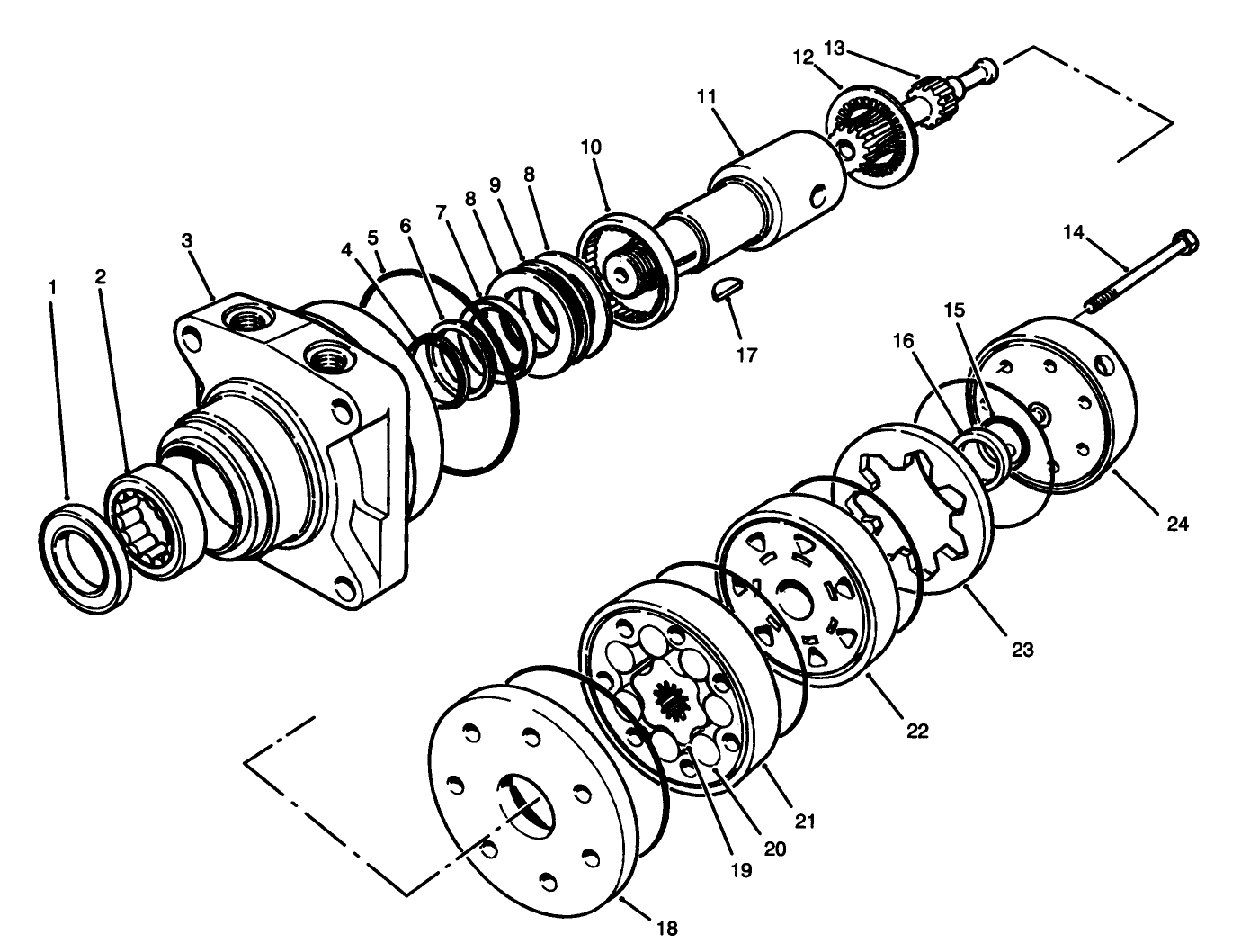 Front Hydraulic Drive Motor No. 75-9830