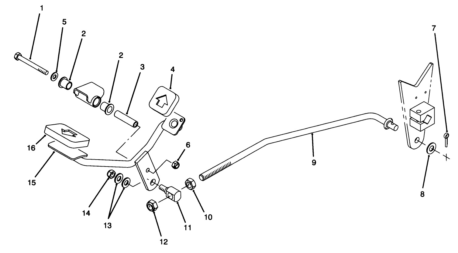 Traction Pedal Assembly