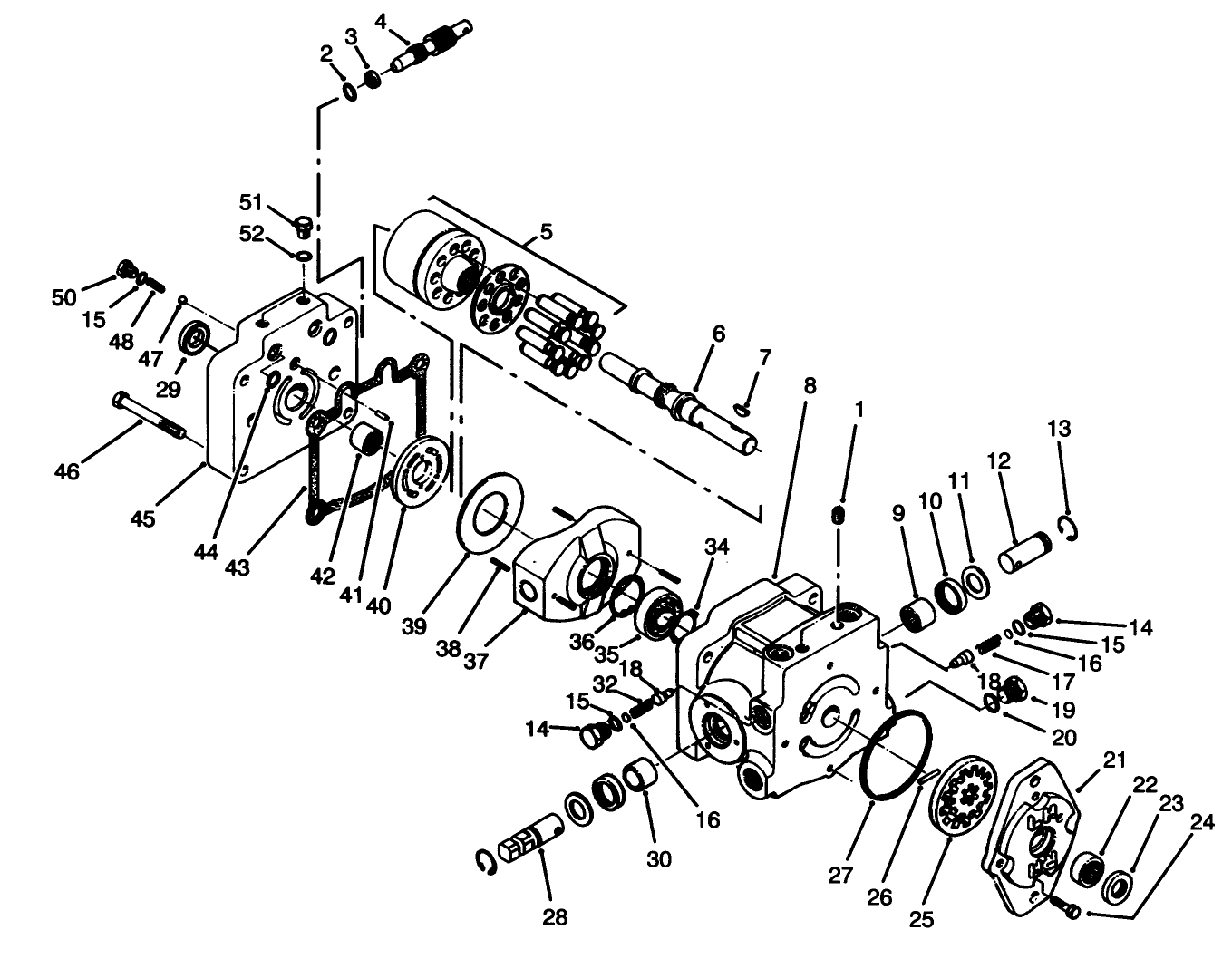 Hydraulic Pump Assembly No. 92-9156