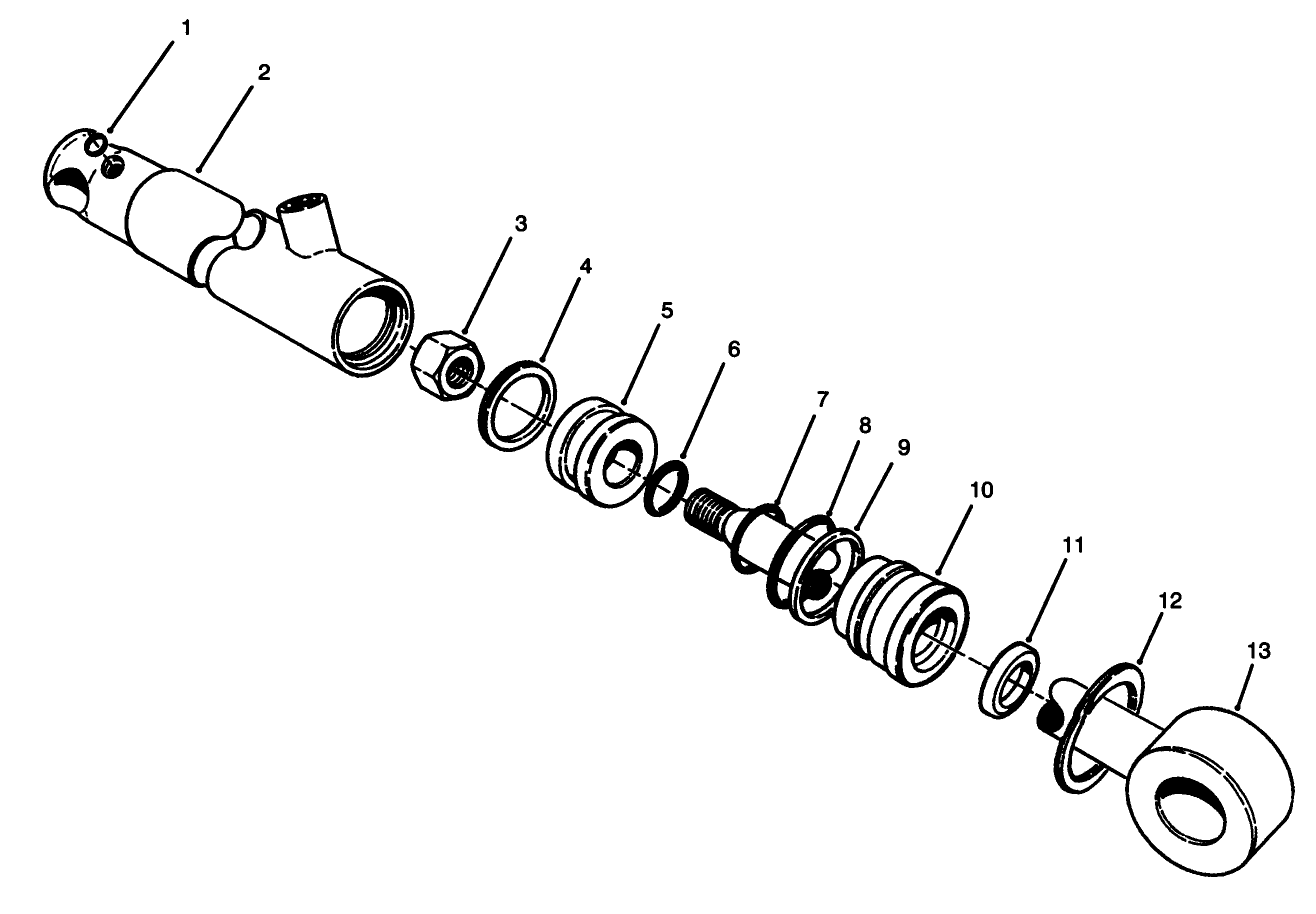Hydraulic Lift Cylinder Assembly N0. 83-7000