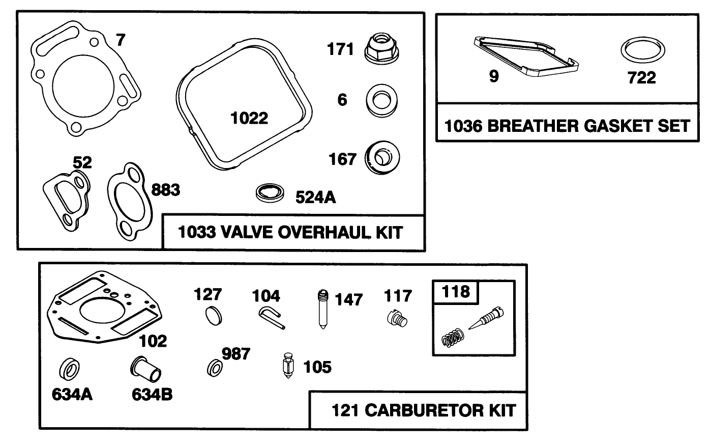 Engine Briggs & Stratton Model 303447-0480-01