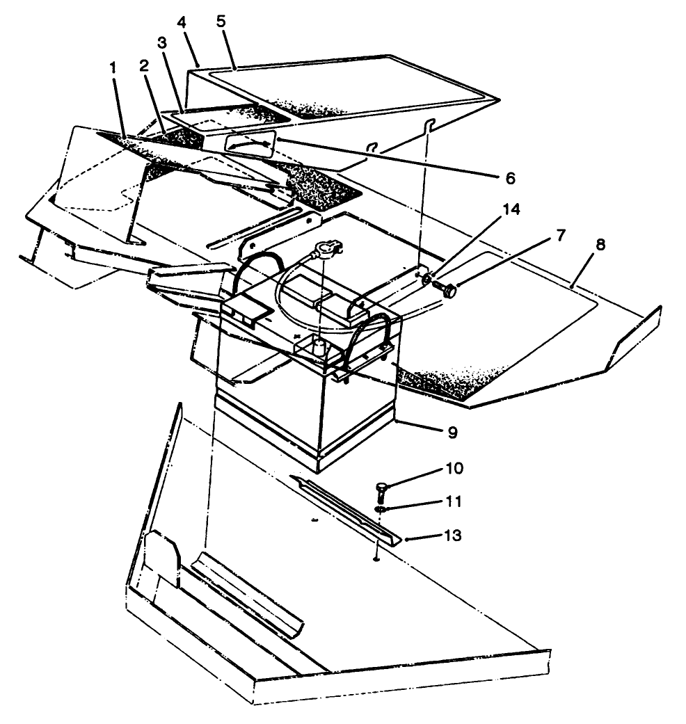 Foot Pads & Battery Assembly