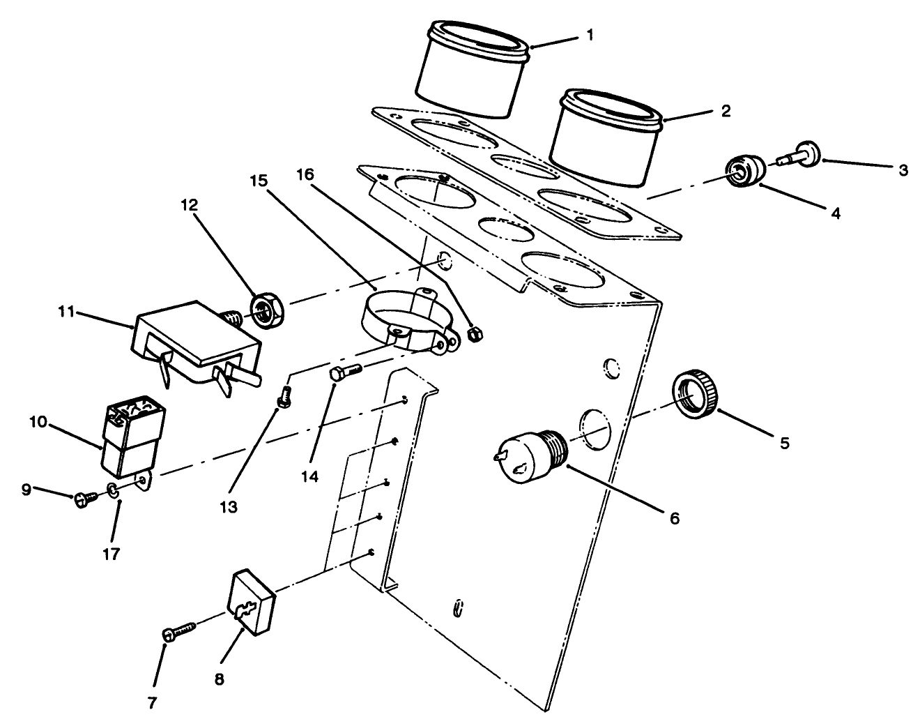 Steering Tower Electrical Assembly